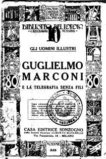 G Marconi e la telegrafia senza fili